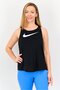 Women Sportswear Fit Sleeveless Training Top, Black