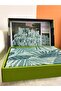 Duvet Cover Set Double Size 100% Cotton Boxed Retro Mint - 2