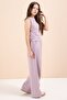 Rose Wide-Leg Pants Girls' Linen Crop Top Set 23451 - 5