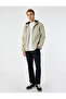 Long Sleeve Zippered Pocket Detailed Water Repellent Hooded Raincoat - 2