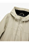 Long Sleeve Zippered Pocket Detailed Water Repellent Hooded Raincoat - 5