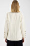 Hakim Collared Buttoned Wool Knit Jacket - Bone - 5