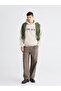 Xside Beige Printed Men's Thick Hoodie - 2