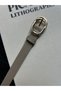 Splice Double Ring Pattern Women's Gold Buckle Belt Jacket Belt Dress Belt Trouser Belt - 3