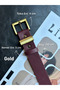 Knot Classic Square Patterned Women's Antique Vintage Buckle Belt Coat Belt Dress Belt Trouser Belt - 4