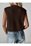 Women'S, Rib Knit V-Neck Buttoned Cardigan, Vest - 2