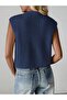 Women'S, Rib Knit V-Neck Buttoned Cardigan, Vest - 2