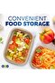 Disposable 25-Pack Kraft Paper Containers 750 ml with Lid - 3