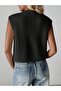Women'S, Rib Knit V-Neck Buttoned Cardigan, Vest - 2