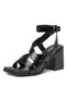 sandale damă negre - 5