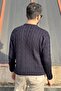 Crew Neck, Hair Knit, Regular, Comfortable Fit, Winter, Knitwear Knitted Sweater 25Pltk19 - 6