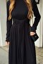 Black Tie Dress - 4988 - 6
