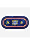 La Felicita Navy Metal Tray 37 cm