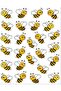 Cute Bees Sticker Set Hardworking Bee Reward Label Honeybee Decal Sticker Nsti0282