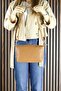 Taba Vegan Large Size Daily Shoulder Bag with Magnetic Closure and Handbag with Strap - 4