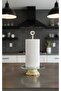 Crystal Stone Metal Stand Paper Roll Towel Holder, Napkin Organizer (for Paper Rolls Width up to 23.5 cm) - 3