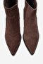 Julieta Brown Suede Genuine Leather Women's Western Boots - 2