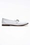 Women's Genuine Leather Loafers Casual Shoes White Nerio Color-Match Leather Lining - 6