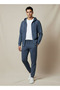 Men Zip Through Hoodie - 2
