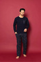Men's Long Sleeve Pajama Set New Season 6721
