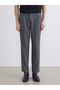 Standard Fit Wool Blend Men's Pleated Trousers - 2
