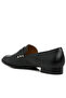 Women Penny Strap Loafers in Black - 3