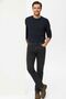 Men's High Waist Wide Leg Smoked Jeans - 2