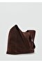 Suede Shopper Bag