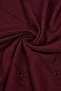 Siena, Jacquard Cocoon Shawl - Motif Pattern - 05 - Burgundy - 2