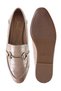 Women Taupe Faux Leather Semi Casual Loafers - 5