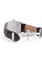 RB Royal Edgy Men's Rectangular Watch | 316L Steel | Sapphire Chrystal | 100m (Brown) - 4