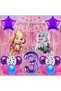 Paw Patrol Skye and Everest Concept 3Rd Birthday Pink Tassel Party Balloon Set