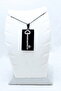 Black, Double-Sided Ayatul Kursi & Line Besmele Written Prayer 316L Stainless Steel Necklace - 3