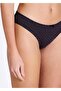 0277 Cotton Navy Blue Patterned 3-Piece Women's Panties - 5