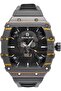 RB CF Craft Men's Automatic Watch, 316L Steel & Carbon Fiber Case (Yellow)