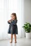 Gray Plaid Dress - 8