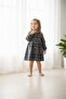 Gray Plaid Dress