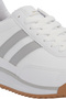 Oklahoma Men's White / Gray Casual Sneakers - 4