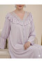 Premium Night gown with intricate lace detailing - 3
