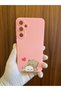 Samsung Galaxy S24 Plus Cute Bear Printed Inside Velvet Premium Silicone Phone Case - 2