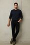 Men's Stretchy High Waist 5 Pocket Black Jeans - 6