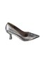 Yazkış Women's Gold Silver 6cm Goblet Heel Evening Dress Shoes - 2