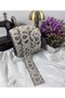 Embroidered Drop Motif Ribbon Lace - 3