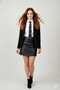 Anthracite Star Detailed Women's Tie Special Occasion Tie Accessory