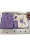 Dowry Family Bathrobe Set 4 Pieces Lilac - Cream - 2