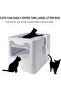 Large Cat Litter Box Anti-Splashing with Scoop & Trash Bag (Large) - 4