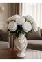 10 Heads White English Rose Special Day and Home Decoration