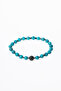 Turquoise (Turquoise) Natural Stone Bracelet with Zircon Apparatus - 6