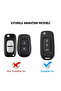 Renault Megane 4 Clio 5 Kadjar Captur Kaleos Silicone Auto Key Case Cover Container Shock-Absorbing Keychain - 3