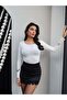 Boat Neck Transparent Blouse